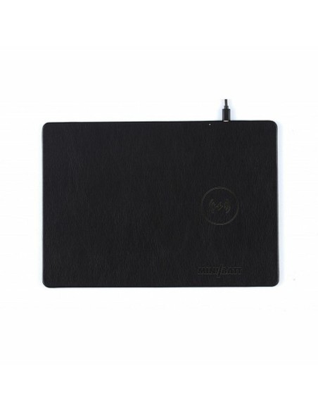 Tapis de Souris avec Chargeur Sans Fil Qi MiniBatt MB-PAD Noir