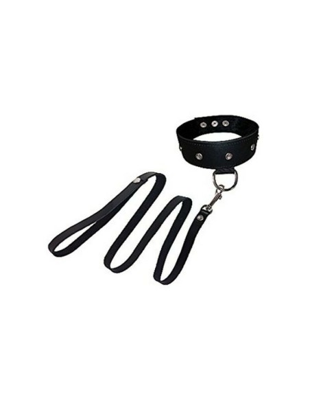 Ensemble Collier et laisse en cuir Sportsheets ss432-02