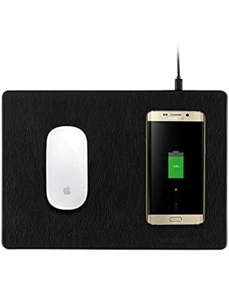 Tapis de Souris avec Chargeur Sans Fil Qi MiniBatt MB-PAD Noir