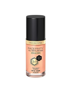 Base de Maquillage Crémeuse Max Factor Facefinity 3-en-1 Spf 20 Nº 80 Bronze 30 ml