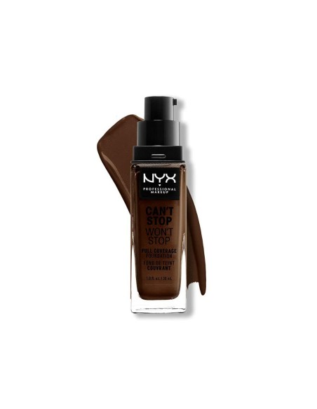 Base de Maquillage Crémeuse NYX Can't Stop Won't Stop Deep Ebony 30 ml