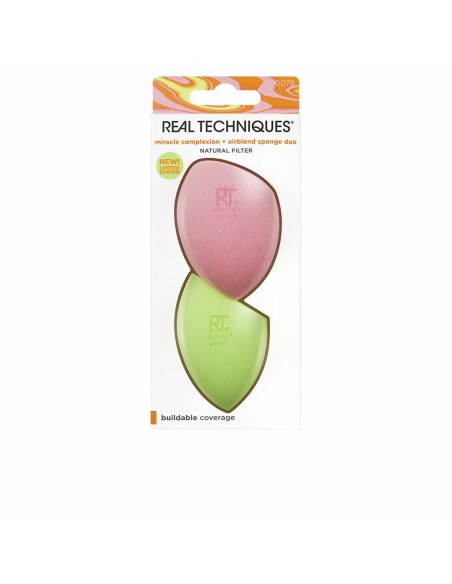 Éponges de maquillage Real Techniques Miracle Complexion Airblend Édition limitée (2 Unités)