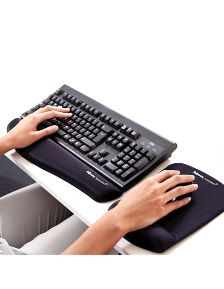 Tapis de Souris avec Repose-poignet Fellowes Noir