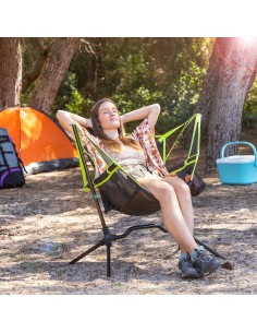 Chaise Pliable de Camping à Bascule Kamprock InnovaGoods