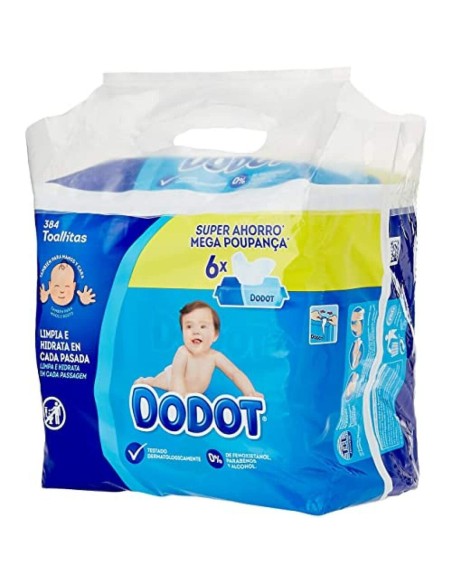 Sachets Lingettes Nettoyantes Stériles (Pack) Dodot Dodot