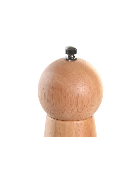 Pot de poivre DKD Home Decor 6 x 6 x 21 cm Naturel Acier inoxydable Bambou
