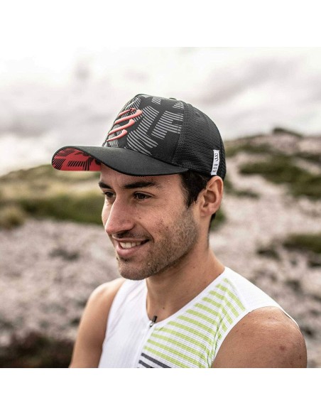 Casquette Unisex Compressport Trucker Noir