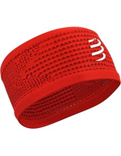 Bandeau de Sport pour la Tête Compressport On/Off Rouge foncé Taille unique