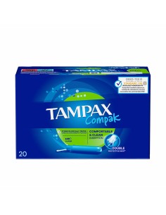 Tampons Super Tampax Compak 20 Unités