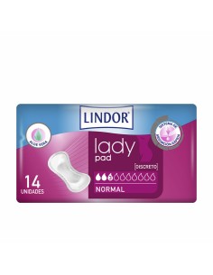 Compresses Normales sans Ailes Lindor Lady Pad 14 Unités