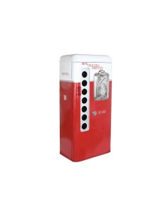 Range Bouteilles DKD Home Decor 70 x 44 x 151 cm Rouge Blanc Fer