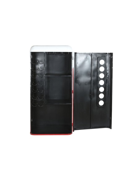 Range Bouteilles DKD Home Decor 70 x 44 x 151 cm Rouge Blanc Fer