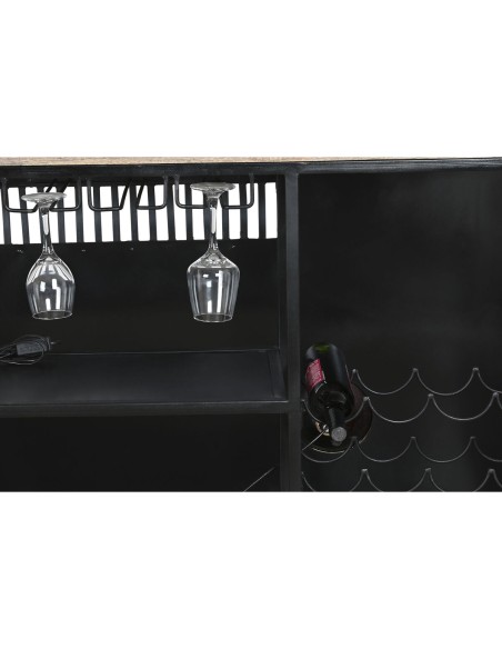 Meuble bar DKD Home Decor Blanc Marron Noir 157 x 52 x 90 cm BAR