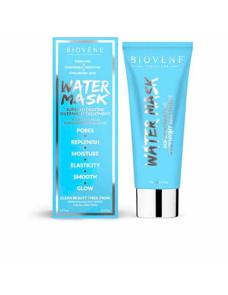 Crème visage Biovène Water Super Hydrating Overnight 75 ml