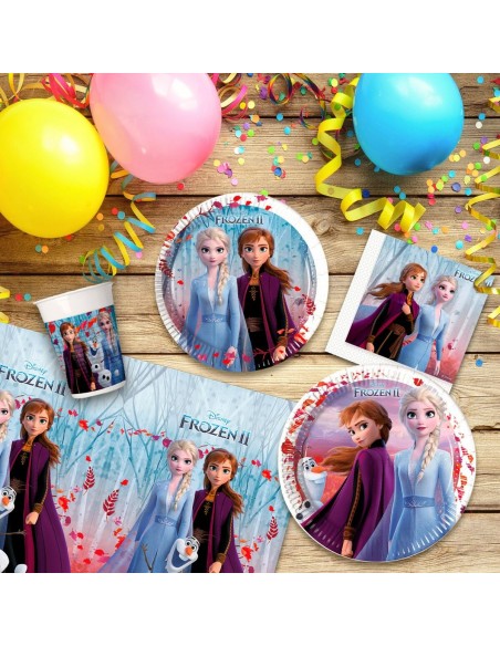 Set d'articles de fête Frozen 66 Pièces