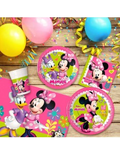 Set d'articles de fête Minnie Mouse 66 Pièces 2