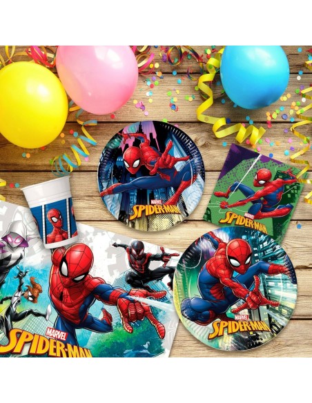 Set d'articles de fête Spider-Man 66 Pièces