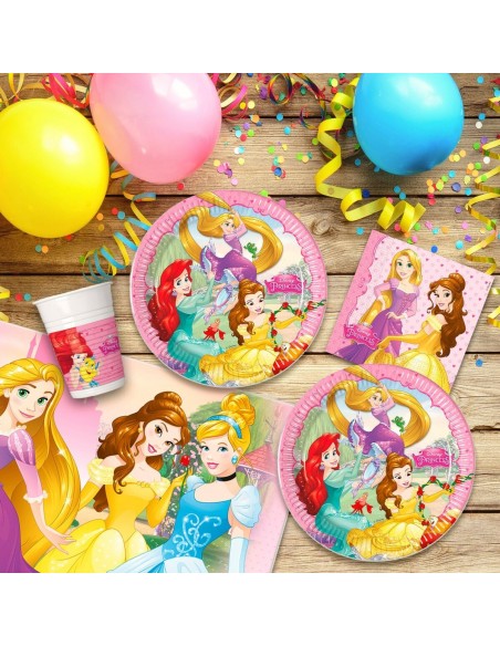Set d'articles de fête Disney Princess 37 Pièces
