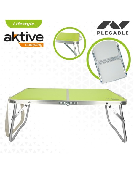 Table Piable Aktive Pistache 60 x 25 x 40 cm (4 Unités)