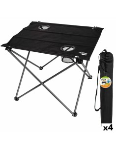 Table Piable Aktive Noir Textile 61 x 51 x 50 cm (4 Unités)