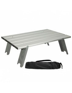 Table Piable Aktive Argenté Aluminium 40 x 13 x 28,5 cm (4 Unités) 2