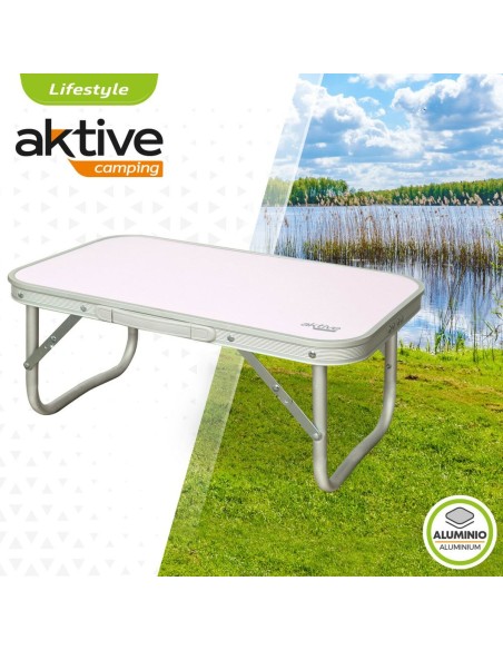 Table Piable Aktive Mauve 56 x 24 x 34 cm (6 Unités)