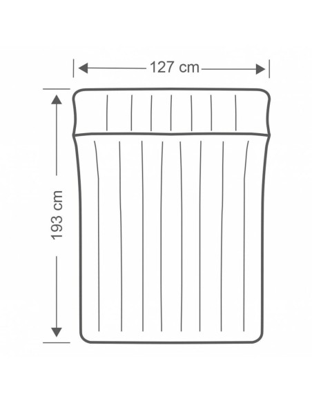 Air bed Intex 127 x 24 x 193 cm (3 Unités)