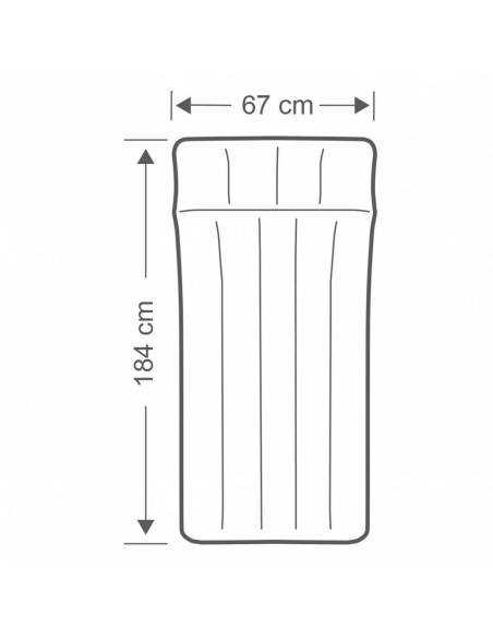 Air bed Intex 67 x 17 x 184 cm (6 Unités)