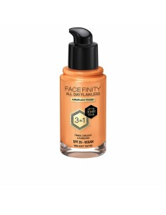 Base de Maquillage Crémeuse Max Factor Face Finity All Day Flawless 3-en-1 Spf 20 Nº N84 Soft toffee 30 ml