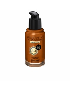 Base de Maquillage Crémeuse Max Factor Face Finity All Day Flawless 3-en-1 Spf 20 Nº N102 Chocolate 30 ml