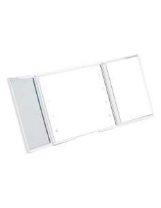 Miroir de Poche Berilo YXL2150-CC01 Blanc ABS 1,5 x 9,5 x 11,5 cm Lumière LED (12 Unités) 2