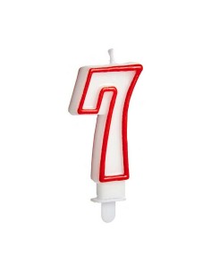 Bougie Anniversaire Numéro 7 (12 Unités) 2
