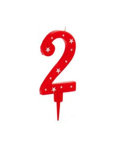 Bougie Anniversaire Numéro 2 (12 Unités) 2
