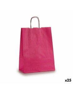 Sac en papier Pincello 32412 Rose 12 x 52 x 32 cm 32 X 12 X 50 cm (25 Unités)