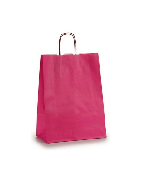 Sac en papier Pincello 32412 Rose 12 x 52 x 32 cm 32 X 12 X 50 cm (25 Unités)