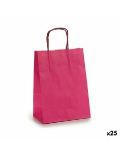 Sac en papier Pincello 18242 Rose 18 x 8 x 31 cm (25 Unités)