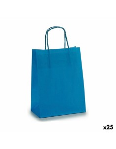 Sac en papier Pincello 18242 Bleu 18 x 8 x 31 cm (25 Unités)
