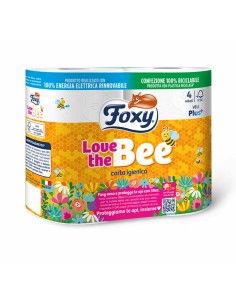Papier Toilette Foxy Love the bee (4 Unités)