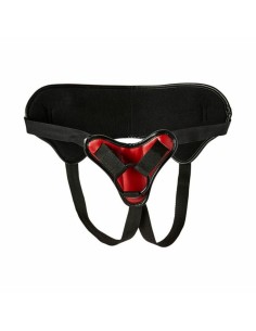 Harnais New Comers Sportsheets Noir/Rouge 100 % Polyuréthane