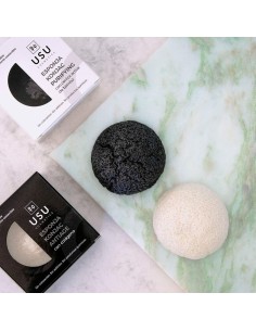Éponge Faciale USU Cosmetics Konjac Hydratant Collagène (1 Unités) 2