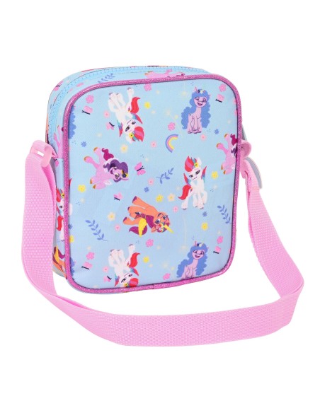 Sac à Bandoulière My Little Pony Wild & free Bleu Rose 16 x 18 x 4 cm