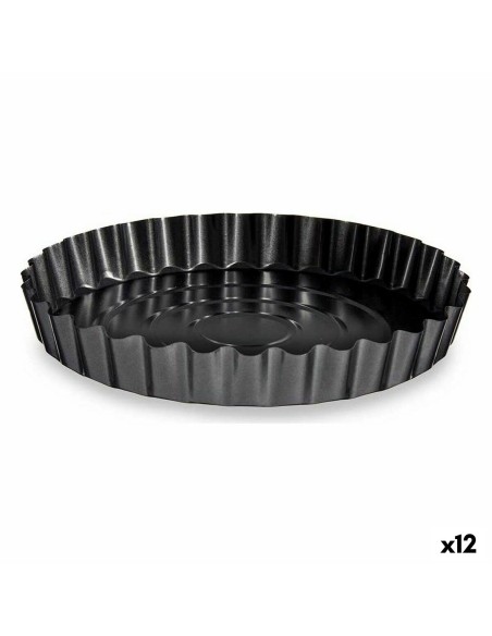 Moule pour four Kinvara CK56493 Gris foncé Métal Acier au carbone Ø 28 cm (12 Unités)