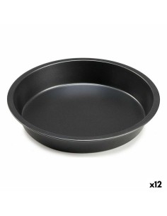 Moule pour four Kinvara CK25410-39 Gris foncé Métal Ø 28 cm (12 Unités)