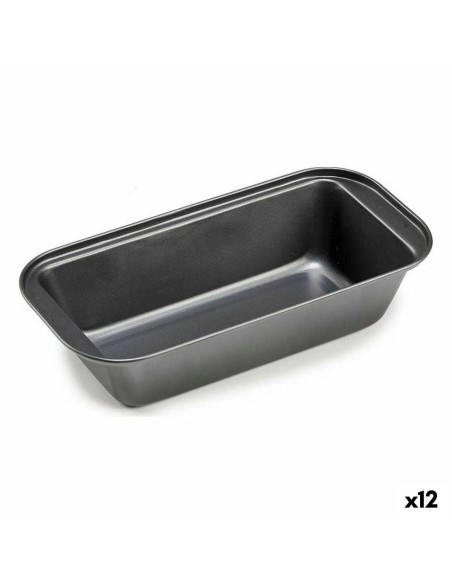 Moule rectangulaire Kinvara CK80899 Gris foncé Métal Acier au carbone (12 Unités)