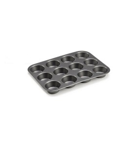 Moule à pâtisserie Kinvara CK57179 Gris foncé Métal Acier au carbone 20 x 2 x 26 cm (12 Unités) 2