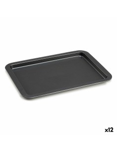 Plateau pour Four Kinvara CK56483-49 Gris Métal 48 x 3 x 33,5 cm (12 Unités)