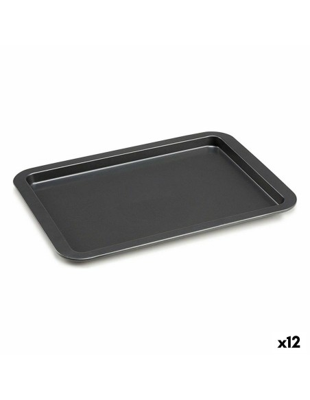Plateau pour Four Kinvara CK56483-47 Gris Métal 25,3 x 2 x 37 cm (12 Unités)