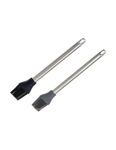 Brosse de cuisine Kinvara KT3657(T/C)HB Silicone Acier inoxydable 28 x 4,5 X 2 cm (12 Unités) 2