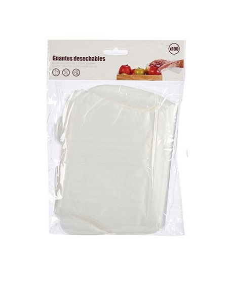 Gants Jetables Lot Transparent Plastique (12 Unités)
