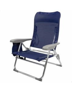 Chaise de Plage Aktive Madeira Blue marine 46 x 58 x 87 cm